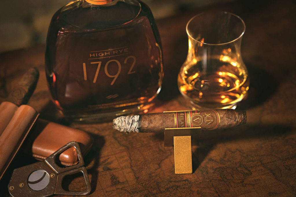 1792 High Rye Bourbon paired with a Oliva Serie V Melanio cigar